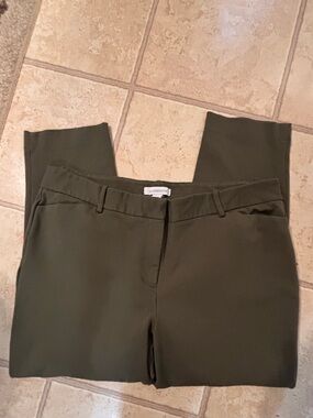 Liz Claiborne Olive Green Dress Pants